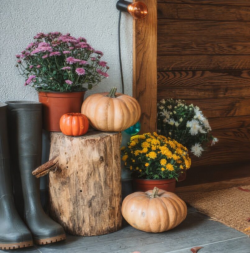 11 Most Beautiful Farmhouse Fall Front Porch Ideas